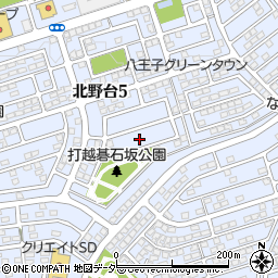 東京都八王子市北野台5丁目15周辺の地図