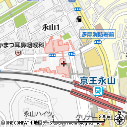 ファミリーマート日医大多摩永山病院店周辺の地図
