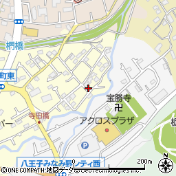 東京都八王子市寺田町13-49周辺の地図