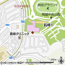 稲城中央公園総合体育館南駐車場周辺の地図