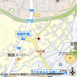 東京都八王子市寺田町81-6周辺の地図