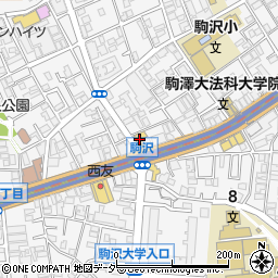 駒沢公園通り　西垣歯科・矯正歯科周辺の地図