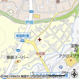 東京都八王子市寺田町81周辺の地図