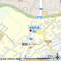 東京都八王子市寺田町175-1周辺の地図