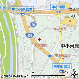 カラオケスタジアム甲府中小河原店周辺の地図