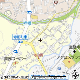 東京都八王子市寺田町73-9周辺の地図