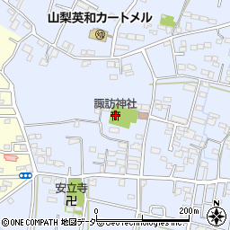 諏訪神社周辺の地図