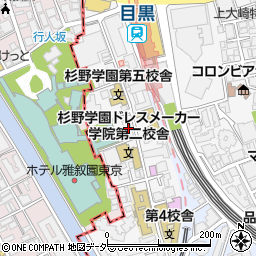 東京都品川区上大崎4丁目5-12周辺の地図