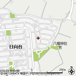 千葉県山武市日向台24周辺の地図