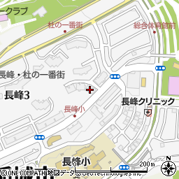 長峰・杜の二番街２号棟周辺の地図