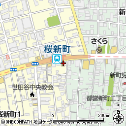 ラ・サルーテ 桜新町店周辺の地図