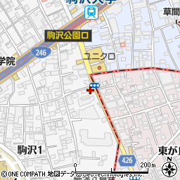 ミニストップ駒沢１丁目店周辺の地図