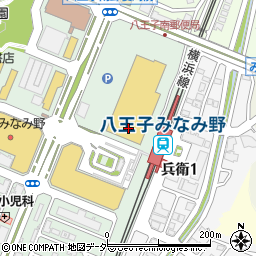 セブンイレブン八王子みなみ野駅前店周辺の地図