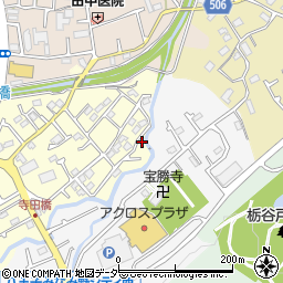 東京都八王子市寺田町13-50周辺の地図