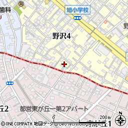 東京都世田谷区野沢4丁目11周辺の地図