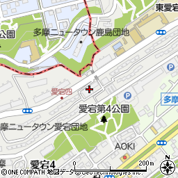 東京都都市整備局　多摩ニュータウン整備事務所周辺の地図