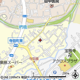 東京都八王子市寺田町72-4周辺の地図