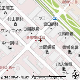 千葉県浦安市港43周辺の地図