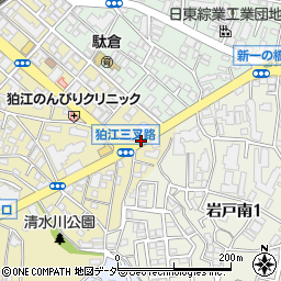 狛江銀座周辺の地図