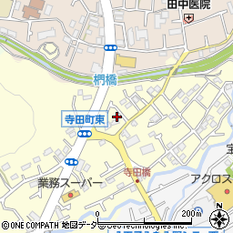 東京都八王子市寺田町107周辺の地図