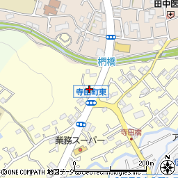 東京都八王子市寺田町123周辺の地図