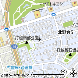 東京都八王子市北野台5丁目周辺の地図