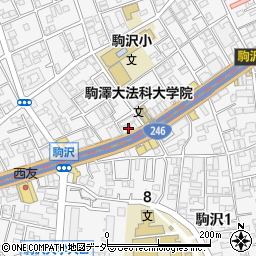 駒沢長谷川ビル周辺の地図