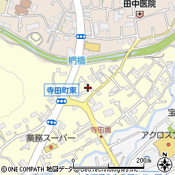 東京都八王子市寺田町107-1周辺の地図