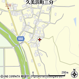 京都府京丹後市久美浜町三分378周辺の地図