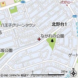 東京都八王子市北野台5丁目10周辺の地図