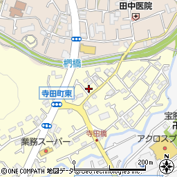 東京都八王子市寺田町105周辺の地図