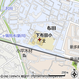 川崎市立下布田小学校周辺の地図