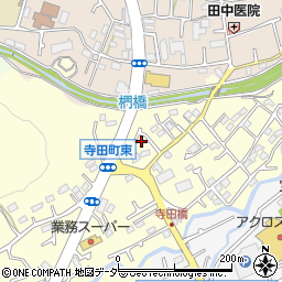 東京都八王子市寺田町108-4周辺の地図
