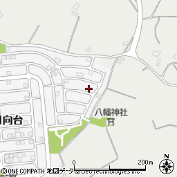 千葉県山武市日向台21-14周辺の地図