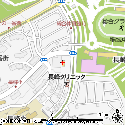 ファミリーマート稲城長峰二丁目店周辺の地図