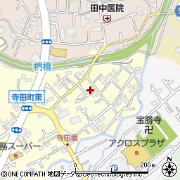 東京都八王子市寺田町41周辺の地図