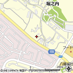 萩生田荘周辺の地図