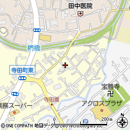 東京都八王子市寺田町72周辺の地図