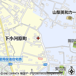 山梨県甲府市下小河原町62-14周辺の地図