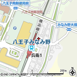 東京都八王子市兵衛1丁目1 10の地図 住所一覧検索 地図マピオン