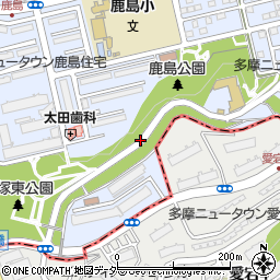 東京都八王子市鹿島102周辺の地図