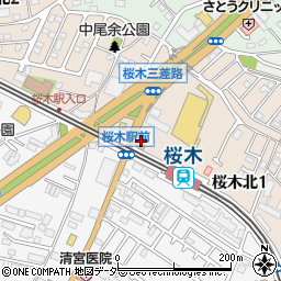 デニーズ千葉桜木町店周辺の地図