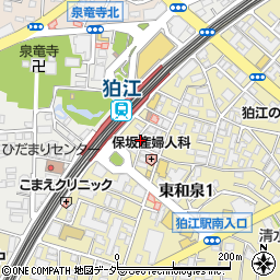 牛角 狛江店周辺の地図
