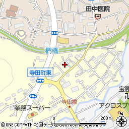 東京都八王子市寺田町104周辺の地図