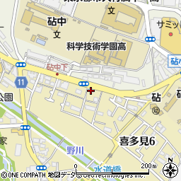 どん松　成城学園店周辺の地図