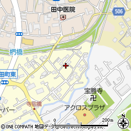 東京都八王子市寺田町11周辺の地図