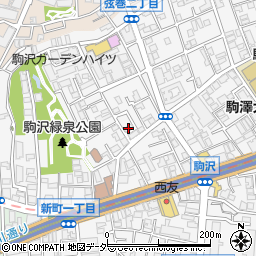ピエノ駒沢周辺の地図