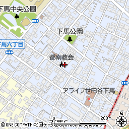 日本福音ルーテル都南教会周辺の地図