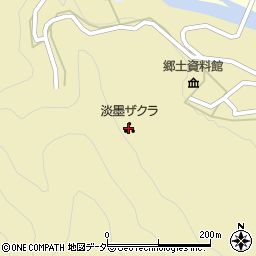 根尾谷・淡墨公園周辺の地図