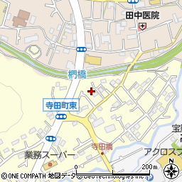 東京都八王子市寺田町111周辺の地図